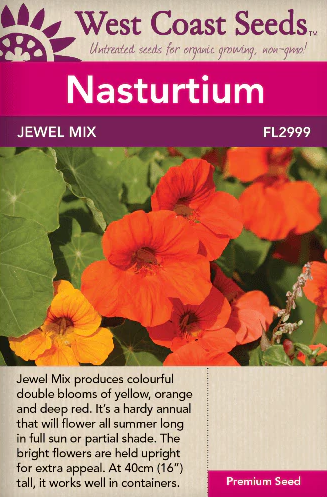 Nasturtiums- Jewel Mix