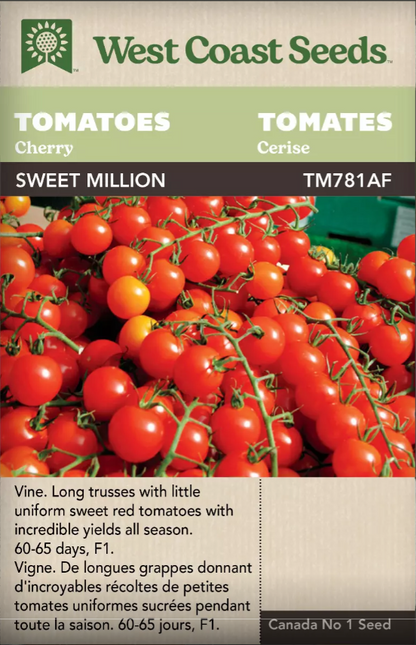 Tomatoes Sweet Million Cherry F1