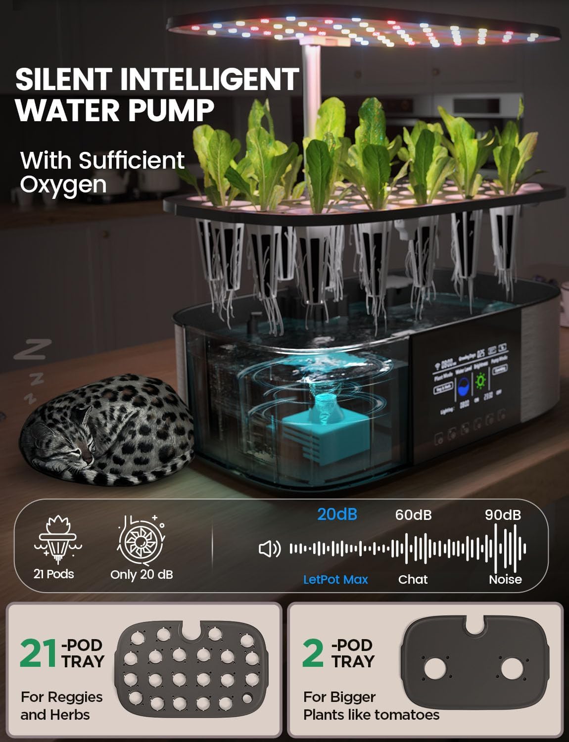 Letpot Smart 4-in-1 Hydroponics Growing System